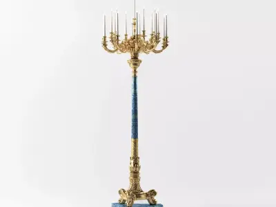 Classic floor lamp BALDI 3D model