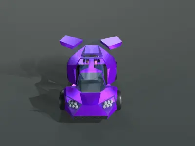 TOY CAR 2 Low-poly 3D model purchase