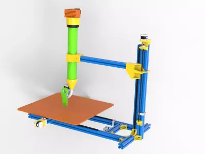 Ceramic and Clay 3D printer  3D model
