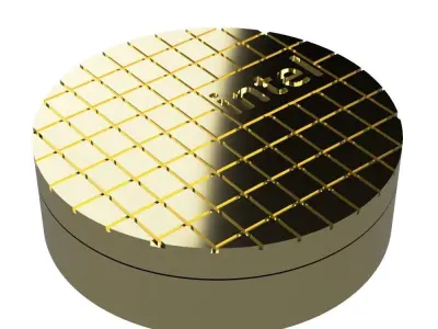 Intel wafer storage box gaming decor  3D print model