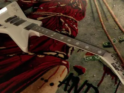 Metallica - Eet Fuk ESP Guitar 3D model
