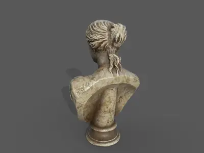 Bust of  Venus Low-poly 3D model
