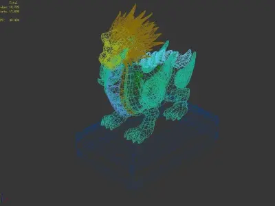 Stone China - Stone Carving - Shishi 65 3D model