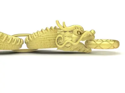 Dragon Bracelet Jewelry 3D Model 3444 3D print model