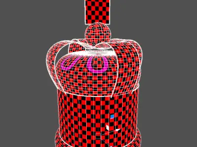 Crown  Low-poly 3D model