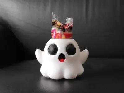 Ghost  Pot 3D print model