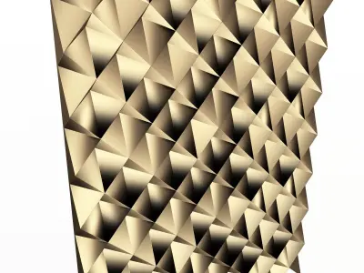 3D Wall Panel 04 Low-poly 3D model