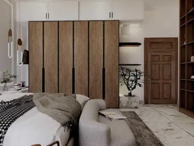 INTERIOR DESIGN BEDROOM  3D model