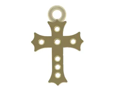 Small Crucifix Pendant Free 3D print model