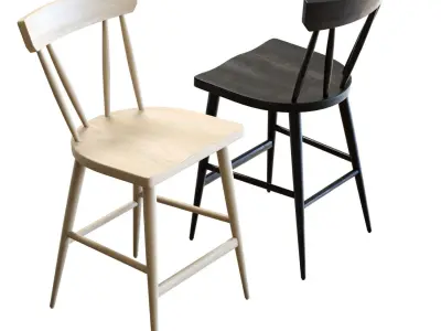 Crate and Barrel Juni Counter Stool 3D model