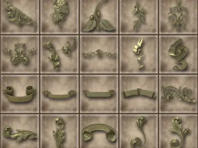 Ornamental Vol 04 3D model
