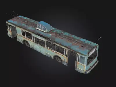 Rusty Remnants  Fragments of a Forgotten World 3D model