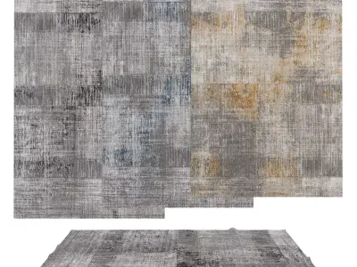 Rugs No 23 Low-poly 3D model