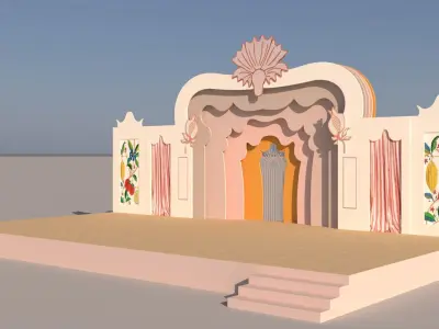 Artist Stage 3D model