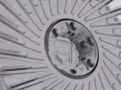 Chille Amani Forged Rims Low-poly 3D model