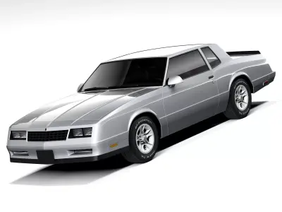 Chevrolet Monte Carlo 1986 3D model