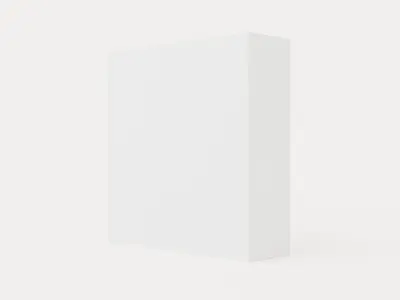 Escaldes Garderob 196 Cm Vit Low-poly 3D model