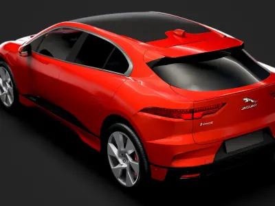 Jaguar I Pace EV400 ADW SE 2019 3D model