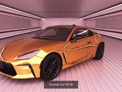 3 Cars for content creators 3D 3D Model Pack