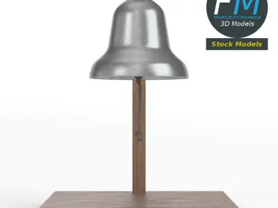 Table top boxing bell 3D model