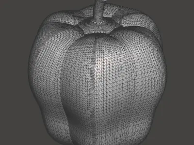 Paprika bell pepper 3D print model