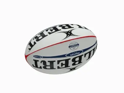 Rugby Ball Low-poly 3D model