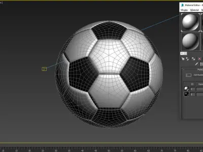 Ball - Printable Low-poly 3D model