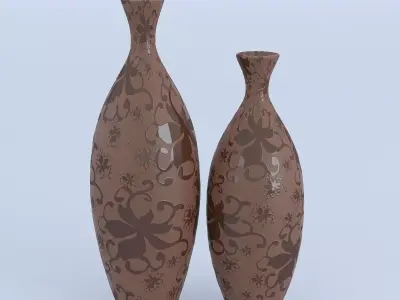 Ornamental Vases 3D model