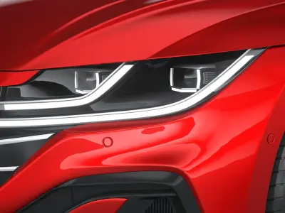 Volkswagen Arteon Shooting Brake Hybrid 2021 3D model