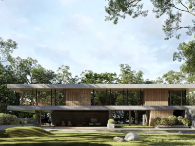  Villa Exterior Model 3D model