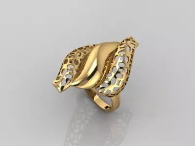 Women Plain Ring Ready STL Models Womens Ring 3d models 3D print model 20