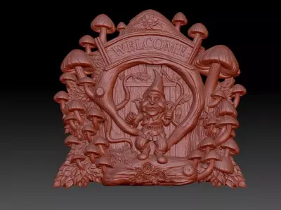 Gnome  3D print model