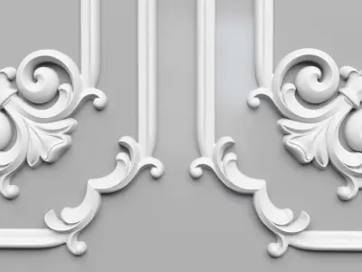 3decor decorative ornate moldings - decorative ornate moldings 3D print model