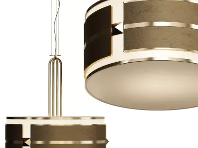DECORATIVE drum hanging from ceiling 3D model