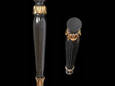 Classic leg 001 3D model