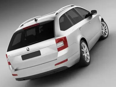 Skoda Octavia Combi 2013 3D model