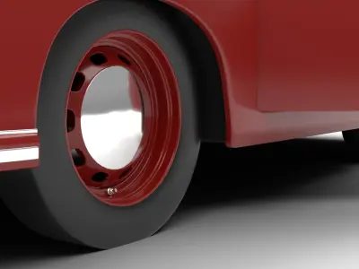 Porsche 356 2 Coupe 1948 HQ 3D model