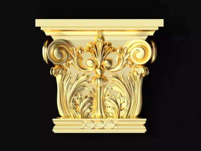 pilaster 3D model 4