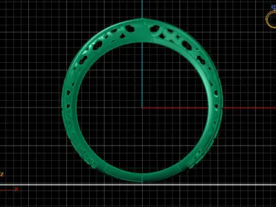 Two Head Women Ring 3DM Womens Ring 3d models 3D print model 3D print model buy