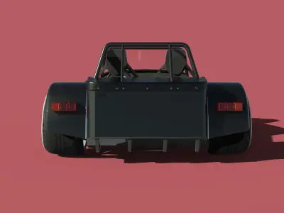 CATERHAM sports car 3D model