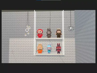 Labubu Collection 3D model