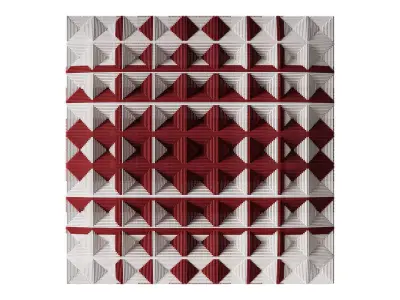Wall art panel 05 Saido 3D model