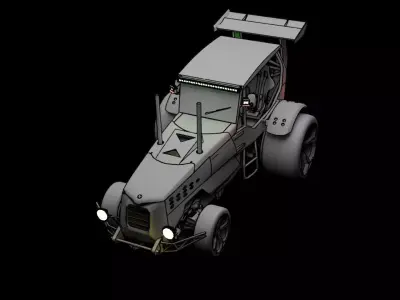 BELARUS 1222 MOD PROJECT Low-poly 3D model