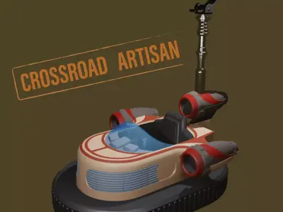 Speeder Bumper Car 3D print model