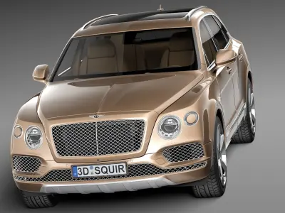 Bentley Bentayga 2016 3D model