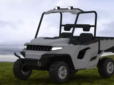 utv atv motorcycle 3D model