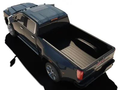 2020 Gmc Sierra Denali 2500 Hd Dual Wheels 3D model