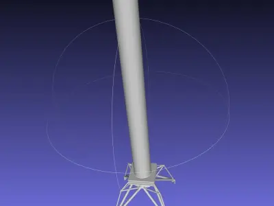 Space X Grasshopper F9R Dev VTOL Test Rocket 3D print model