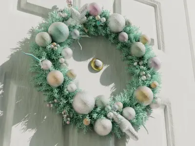 Christmas Wreath 3D model