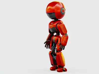 TOY BOT MESSY  Rigged for Unreal Engine - Unity - MIXAMO  3D model